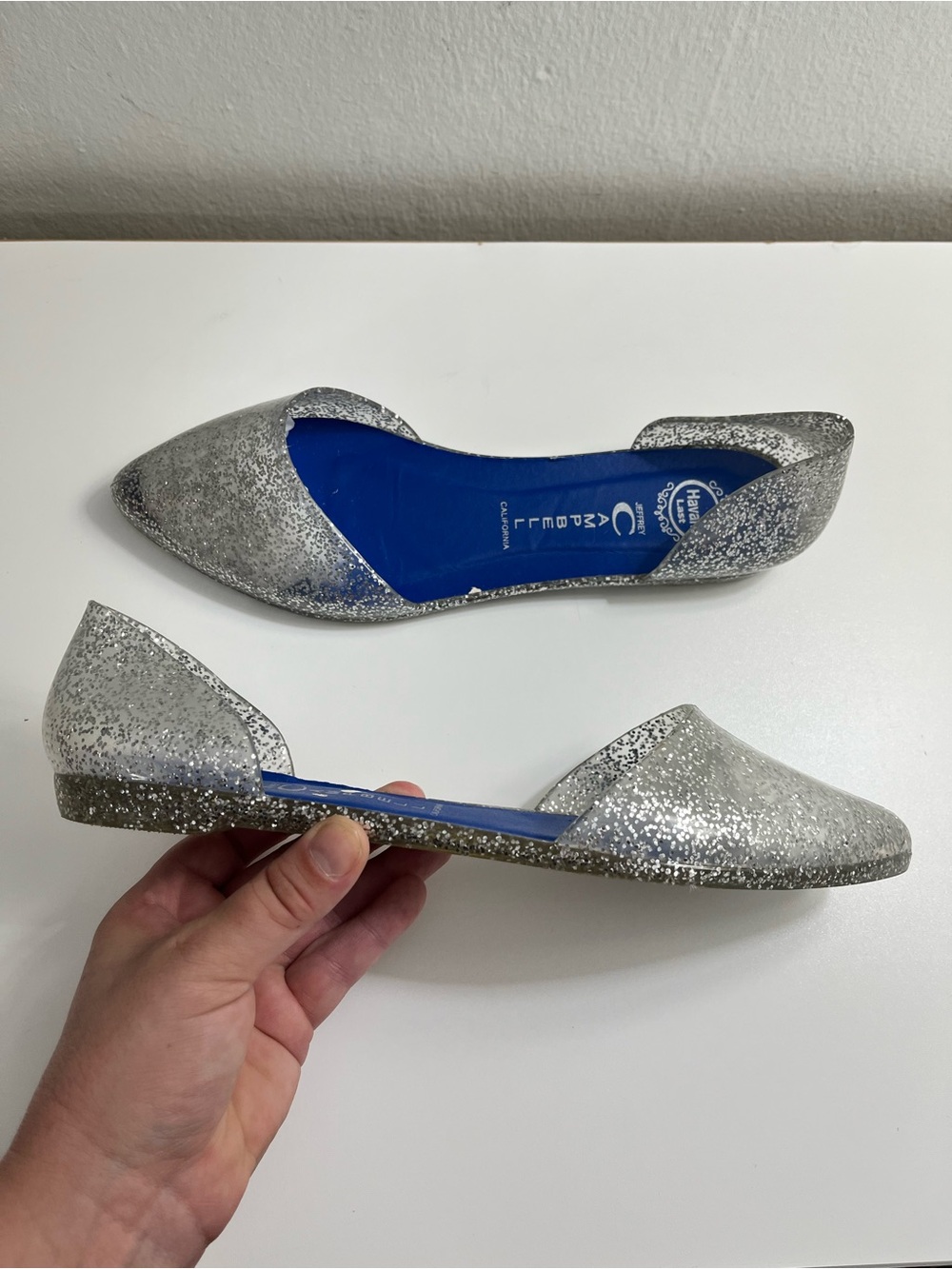 Jeffrey Campbell Jelly Love D'Orsay Flats Size 8